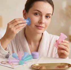 כוסות סיליקון לעיסוי פנים